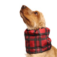 Load image into Gallery viewer, Ūdensizturīga suņu šalle (snood) | Red Tartan