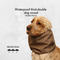 Load image into Gallery viewer, Ūdensizturīga suņu šalle (snood) | Hazelnut Brown