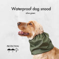Load image into Gallery viewer, Ūdensizturīga suņu šalle (snood) | Olive Green
