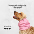 Load image into Gallery viewer, Ūdensizturīga suņu šalle (snood) | Pastel Pink