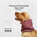 Load image into Gallery viewer, Ūdensizturīga suņu šalle (snood) | Acid Burgundy