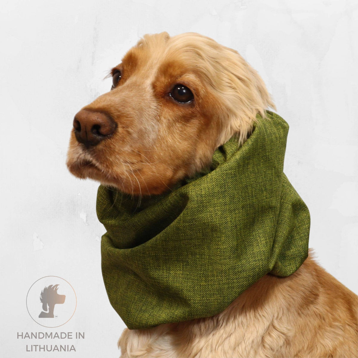 Ūdensizturīga suņu šalle (snood) | Jeans Green