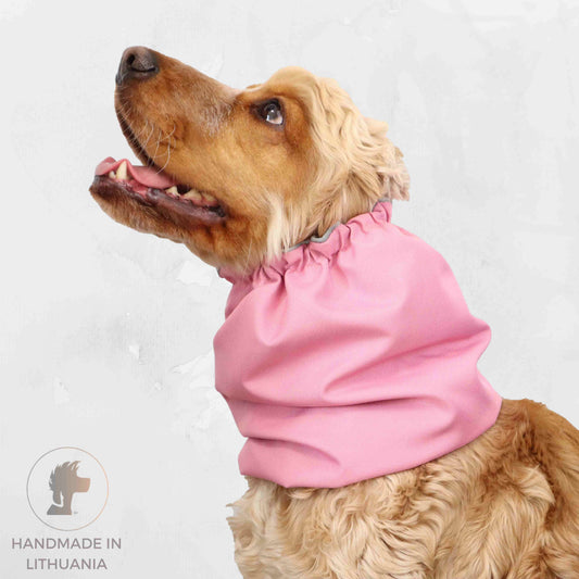 Ūdensizturīga suņu šalle (snood) | Pastel Pink