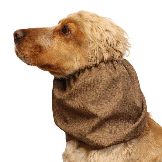 Ūdensizturīga suņu šalle (snood) | Hazelnut Brown