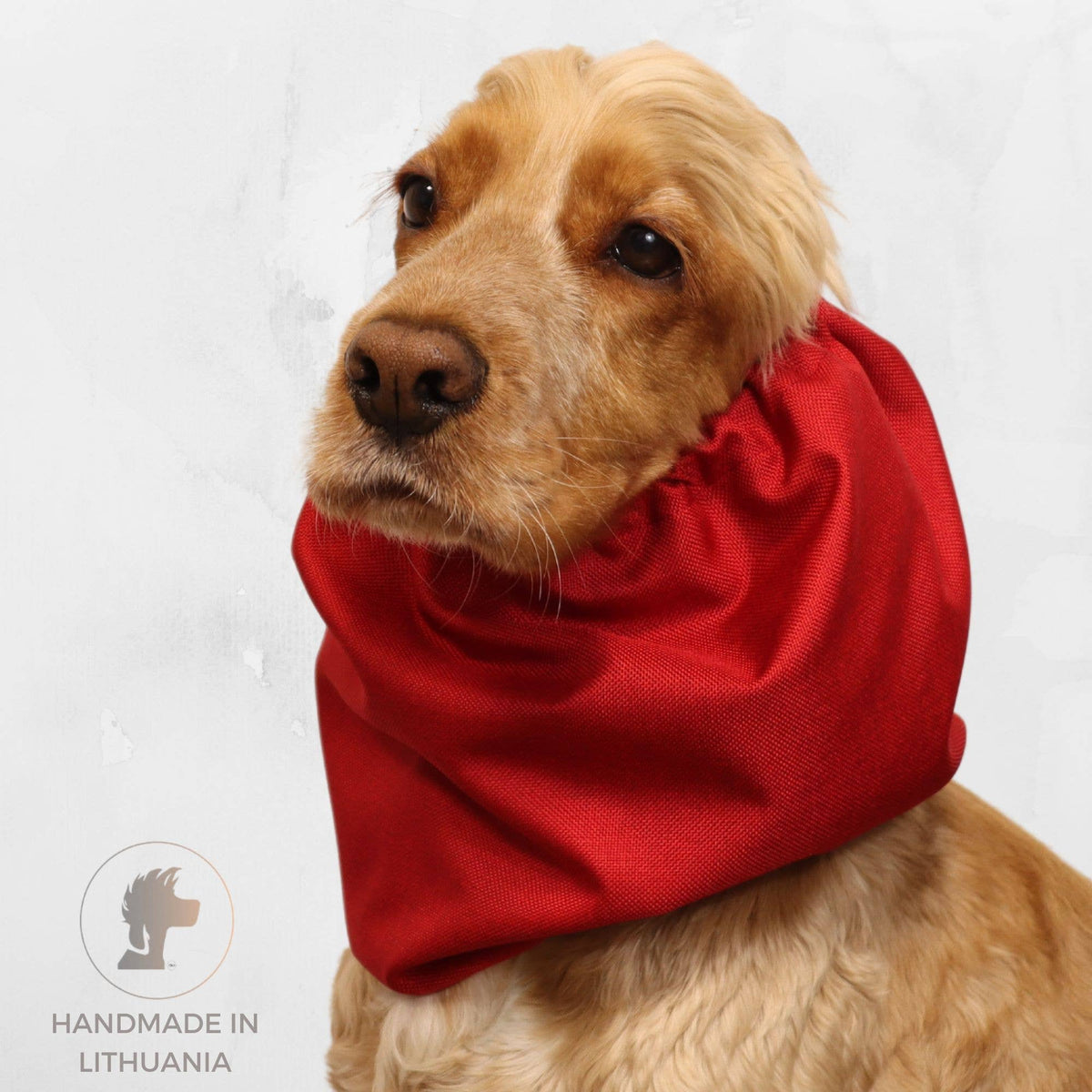 Ūdensizturīga suņu šalle (snood) | Jeans Red