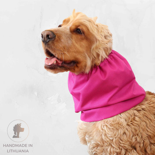 Ūdensizturīga suņu šalle (snood) | Dark Pink
