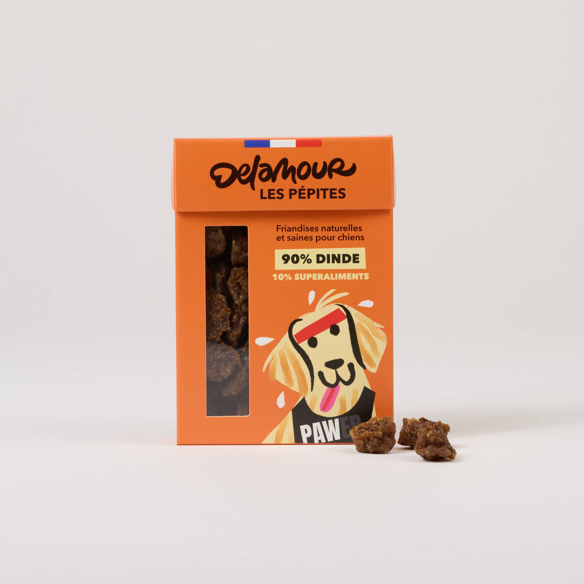 Les Pépites kārumi suņiem ar tītaru (75g)