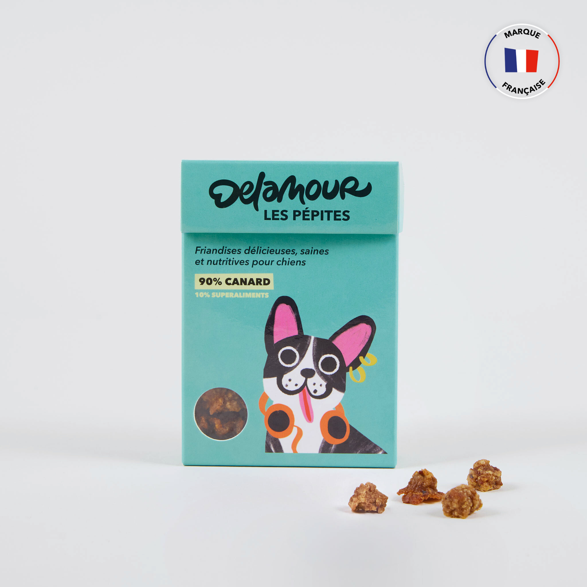 Les Pépites kārumi suņiem ar pīli (75g)