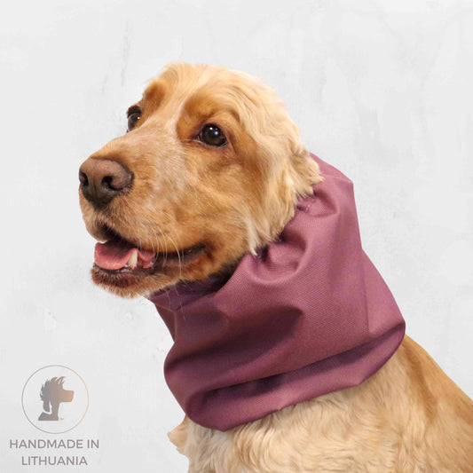 Ūdensizturīga suņu šalle (snood) | Acid Burgundy