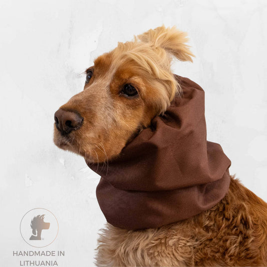 Ūdensizturīga suņu šalle (snood) | Chocolate
