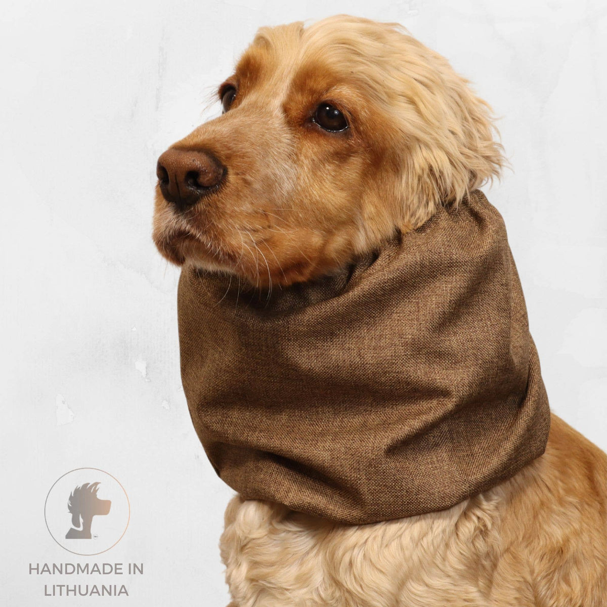 Ūdensizturīga suņu šalle (snood) | Hazelnut Brown