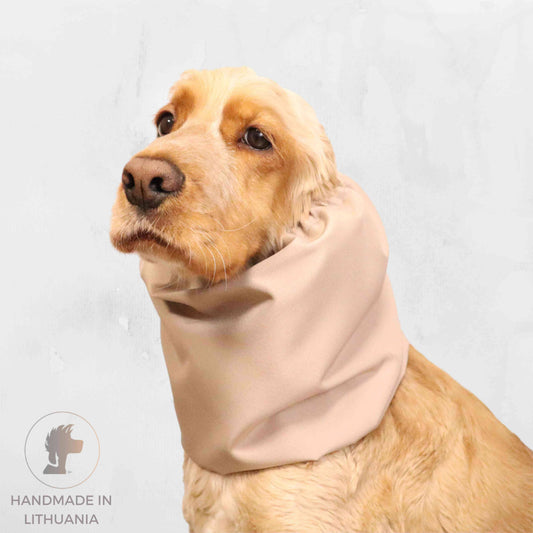 Ūdensizturīga suņu šalle (snood) | Cream