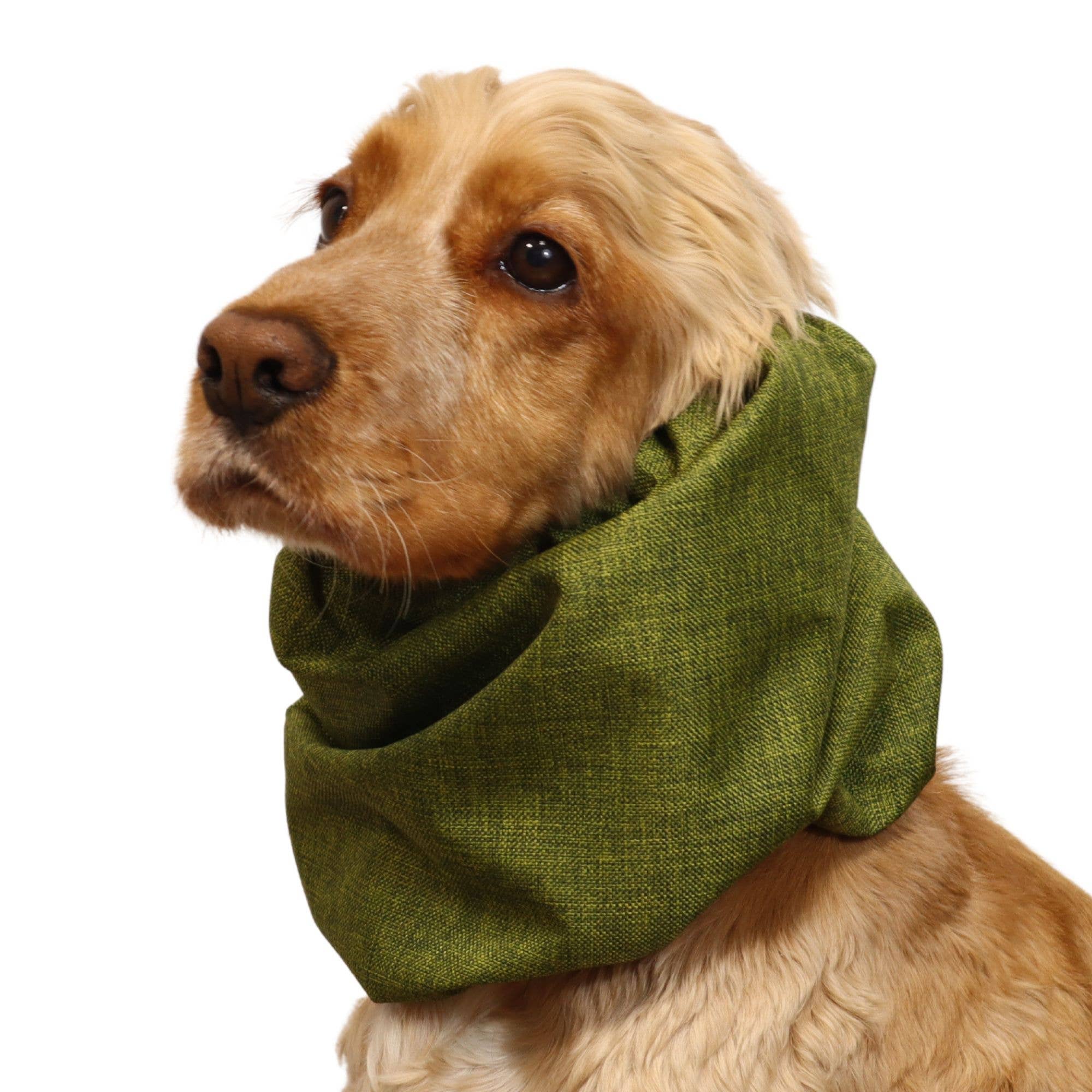 Ūdensizturīga suņu šalle | &nbsp;Jeans Green: Regulējams spriegojums /