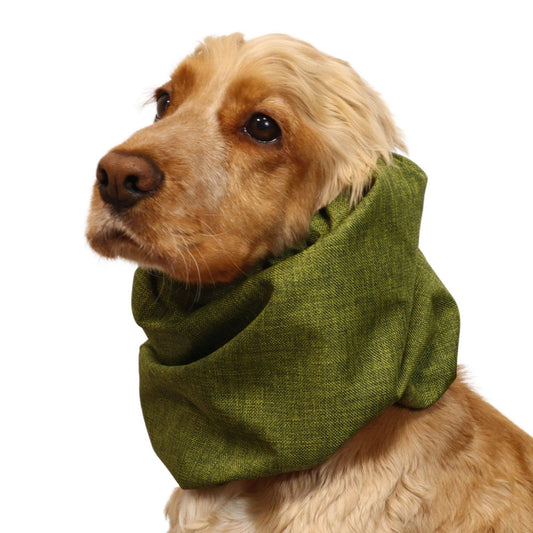 Ūdensizturīga suņu šalle | &nbsp;Jeans Green: Regulējams spriegojums /